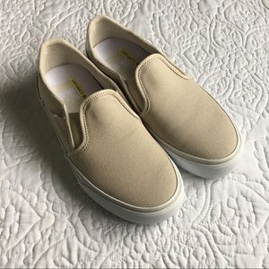 Women’s Beige Slip-On Vans